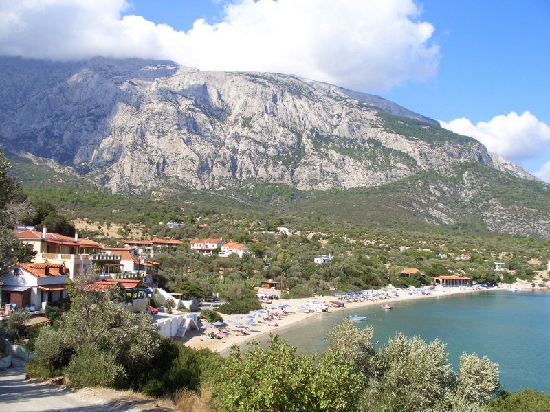 dorpen en verblijf op samos